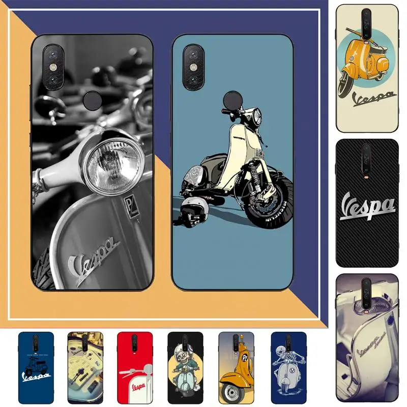 

Brand Vespa Scooter Phone Case for Redmi Note 8 7 9 4 6 pro max T X 5A 3 10 lite pro