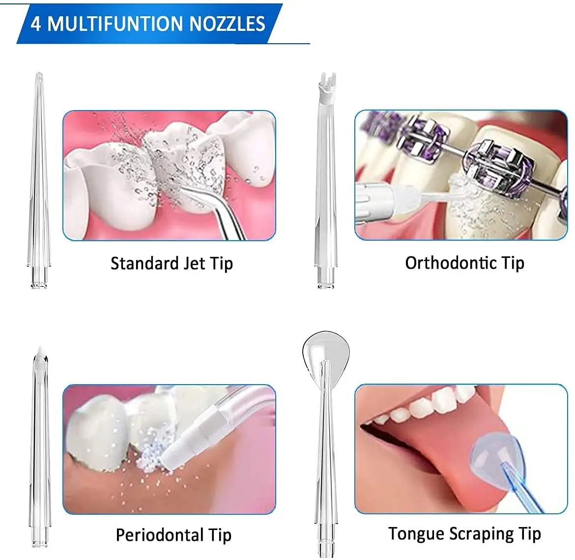 Ирригатор полости рта аккумуляторный перезаряжаемый для путешествий | Бытовая