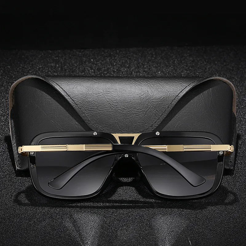 Мужские квадратные солнцезащитные очки FENCHI высококачественные ретро с