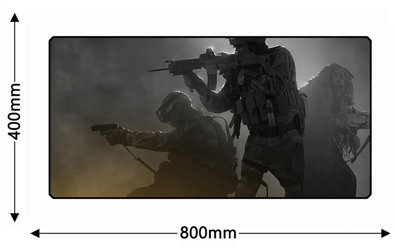 800*400 мм Большой запирающий край игровой коврик для компьютерной мыши Call of Duty, нескользящий коврик для мыши с клавиатурой, ноутбука, игры, геймера, офисного стола, коврик для мыши