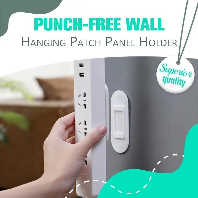 Перфорация на стене патч Панель держатель настенная кабельная держатели Не