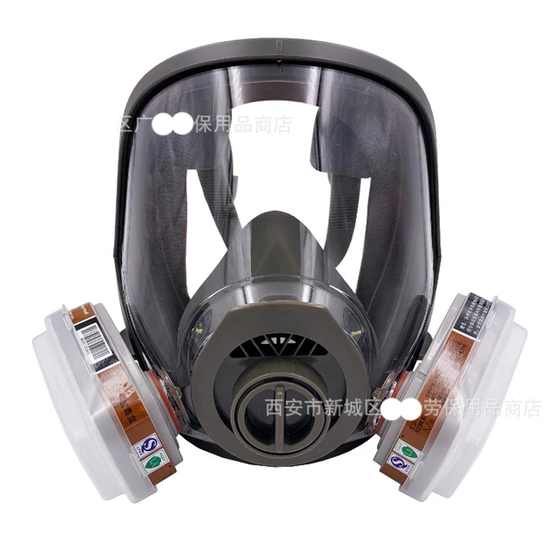 

Chemical Mask 6800 Full Face Dust Gas Respirator Activated Carbon Filter Paint Pesticide Spray Laboratory Cartridge Welding