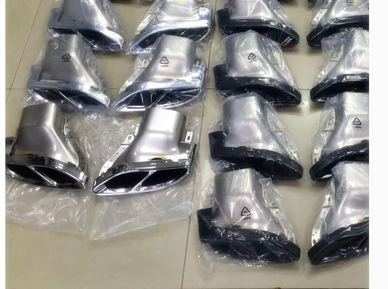 Наконечники для выхлопных труб хвостовые наконечники 2015 2016 2017 W205 C180/C200/C250/C300/C450 AMG