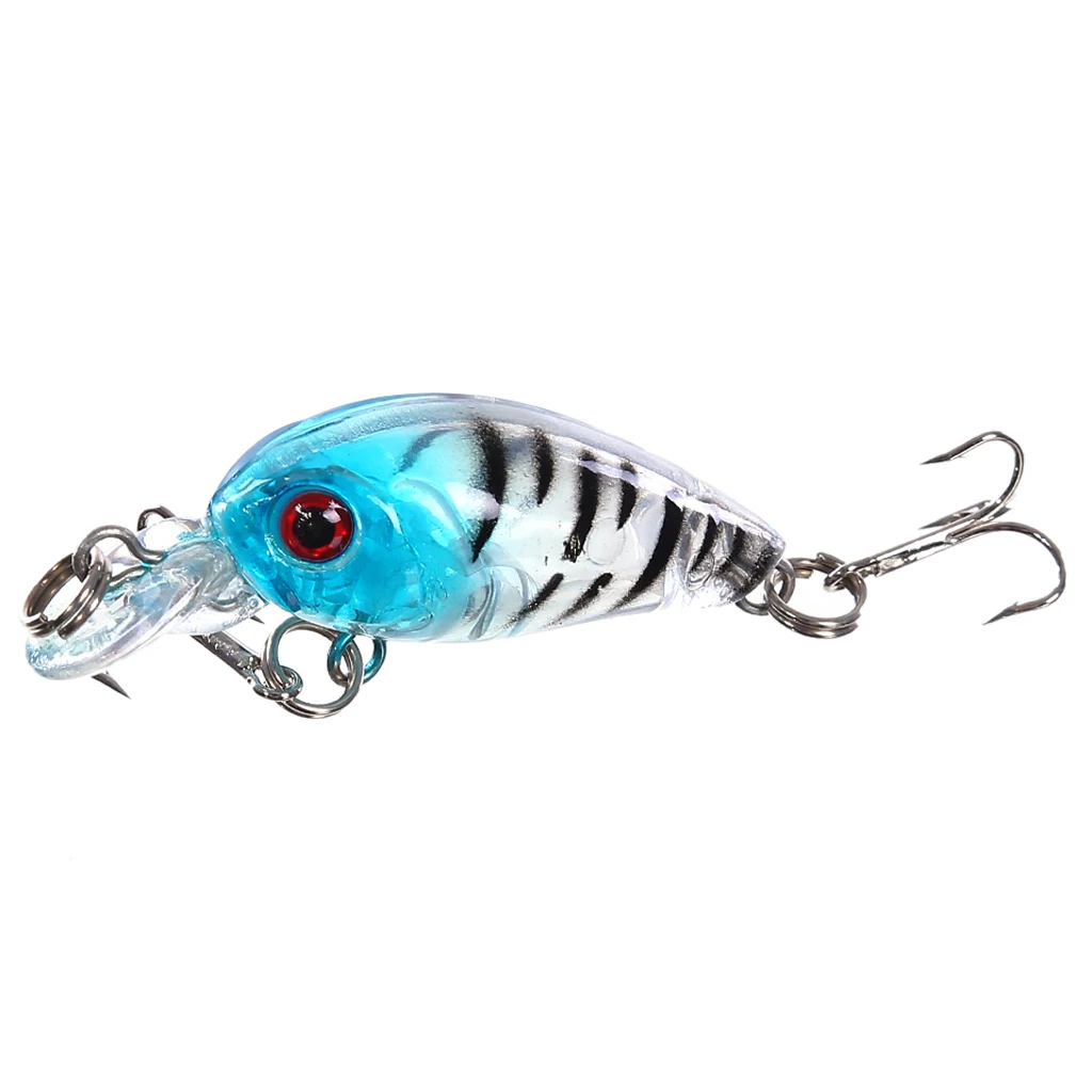 

9 X Lifelike Minnow Fishing Lure 10# Hooks Fish Tackle Crankbait