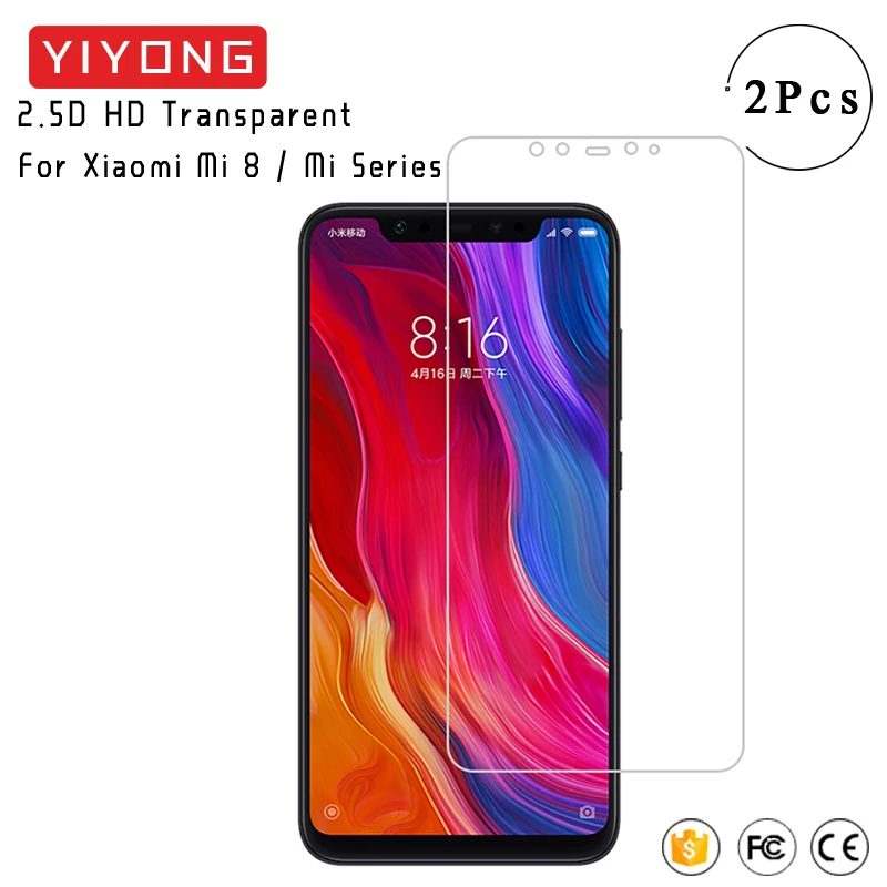 YIYONG стекло для Xiaomi Mi 8 Mi8 SE Pro 6X Note 3 Закаленное Защита экрана A2 Lite A1 Mi6 X Mix 2 2S|Защитные
