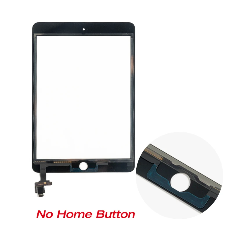 Mini3 сенсорный экран дигитайзер для iPad Mini 3 A1599 A1600 A1601 TP IC с кнопкой домой и клейким передним стеклом Замена