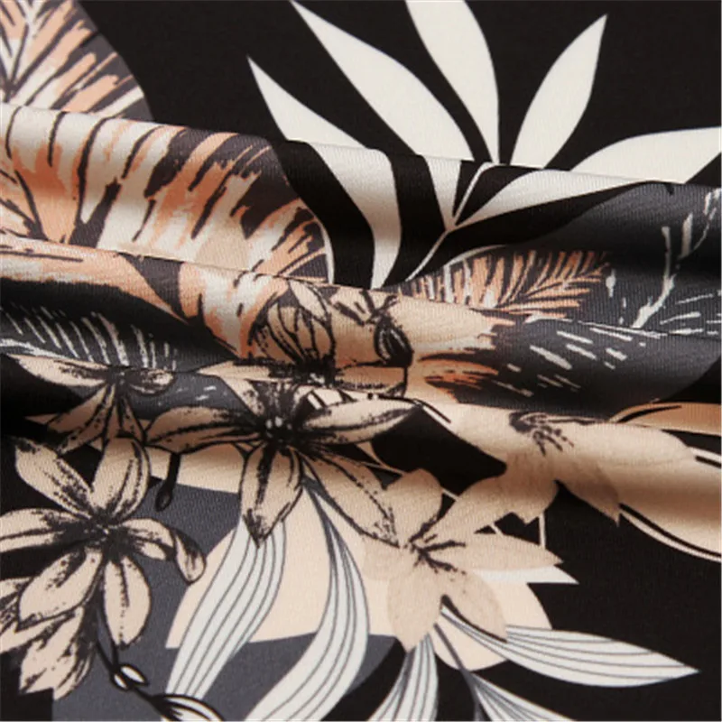 100*165 см молочная шелковая ткань с принтом женская блузка модная для платья