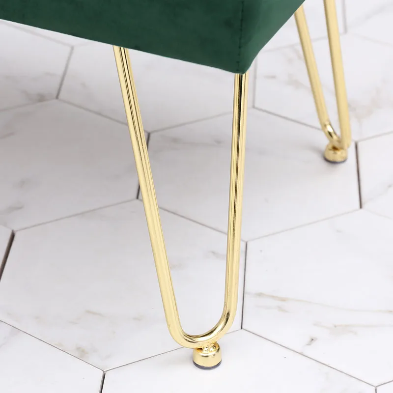 Скандинавский стул для смены обуви роскошная скамейка спальни магазина одежды