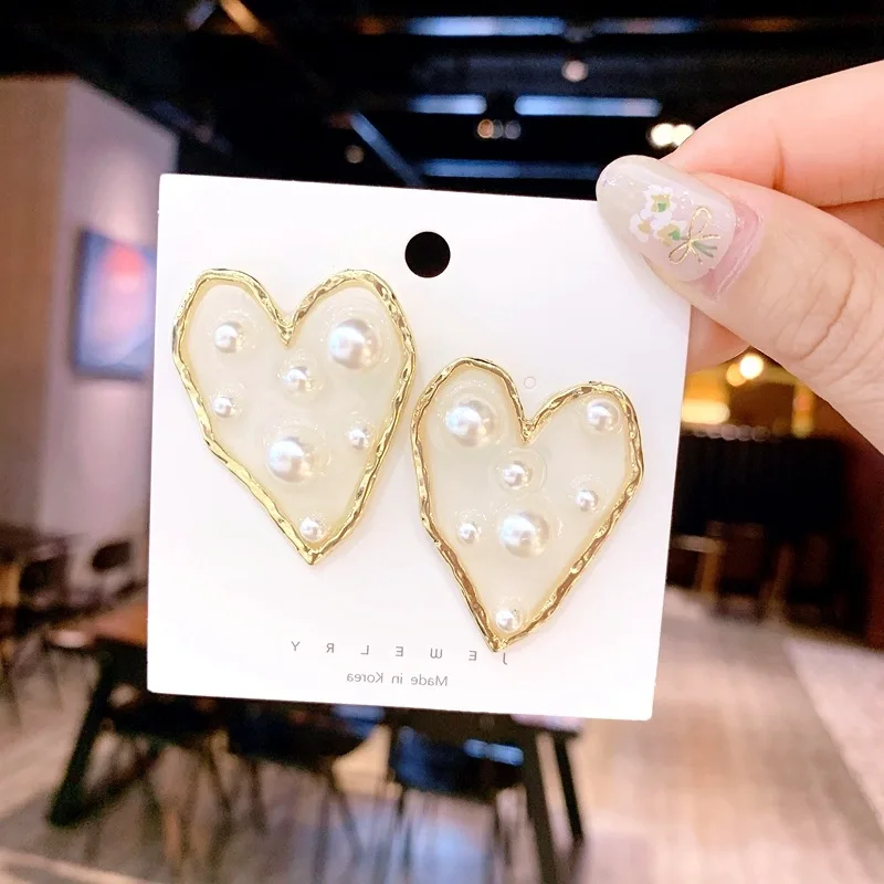 Корейский Новый Эффектный прозрачный акриловый искусственный жемчуг Большое