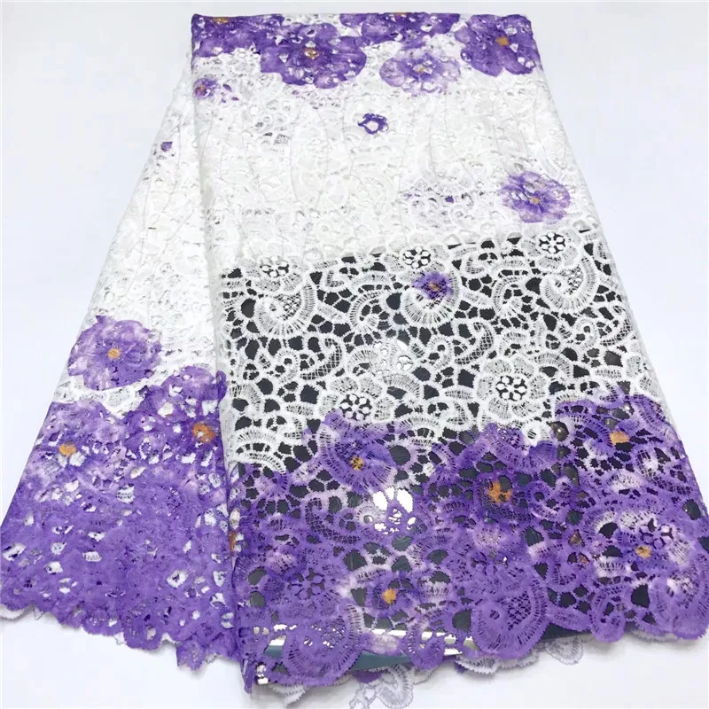 Африканский хлопковый шнур кружева водорастворимый гипюр для вечерние платья