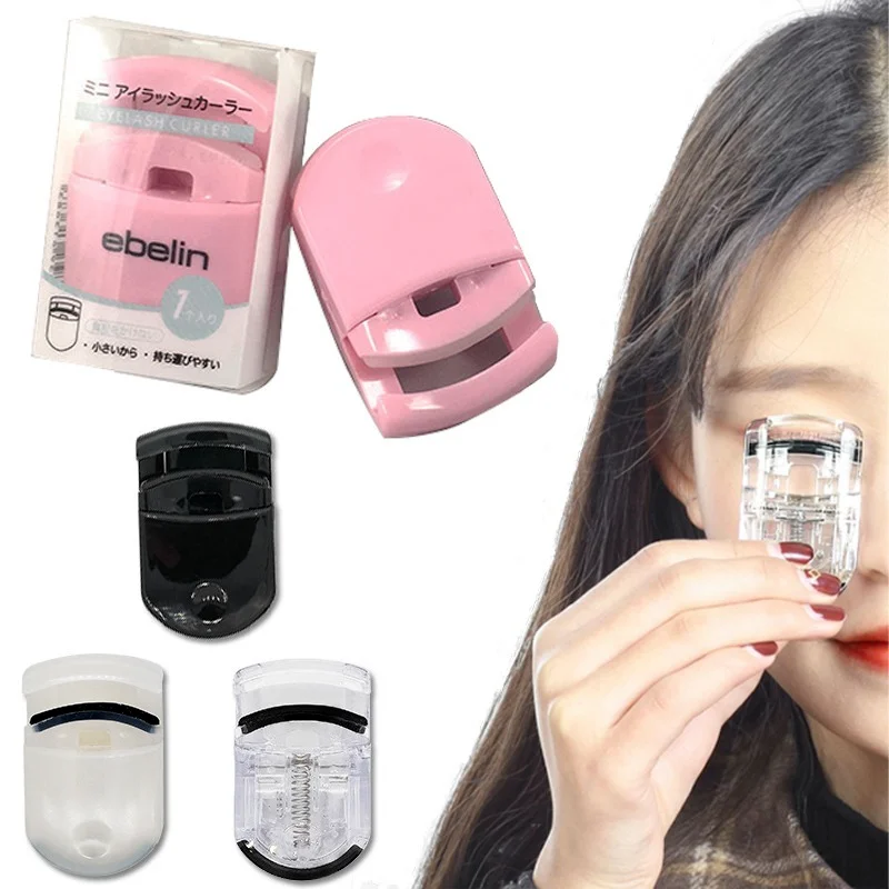 

New Plastic Mini Portable Eyelash Curler Lash Applicator Eyelashe Tweezers Cosmetics Beauty Makeup Tools Accessories 1PCS