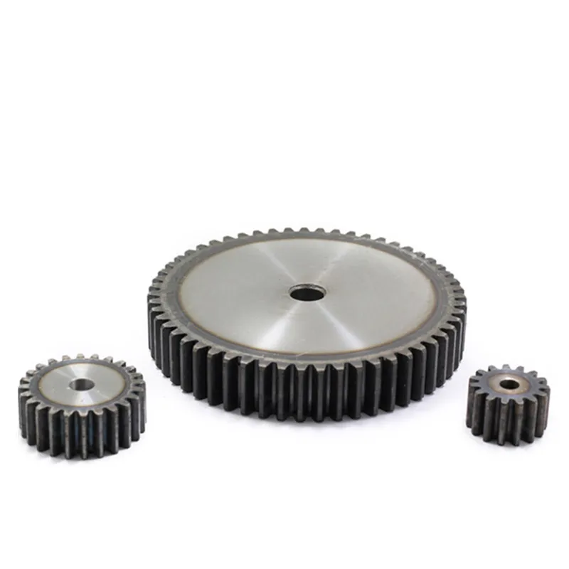 

1pcs 1.5 Mold 26T-30T Cylindrical gear 45# steel spur gear transmission pinion straight gear is gear 15 mm thickness
