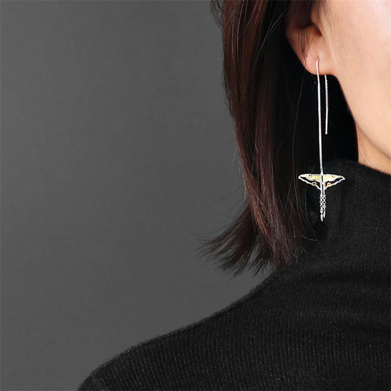 Женские серьги подвески с бабочками INATURE из стерлингового серебра 925 пробы модные