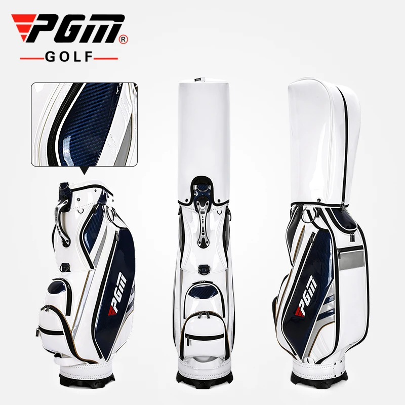Free Club!PGM Golf Men's Women Golf Standard Package Travel Crystal PU Lightweight Cue Bag Professional Durable Large capacity