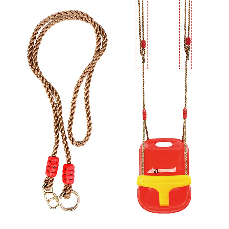 

Extension-Rope Climbing Garden Outdoor Children Hanging Kids 2pcs Sports-Play-Toys Swing Extension Cord Wooden Swing With Rope