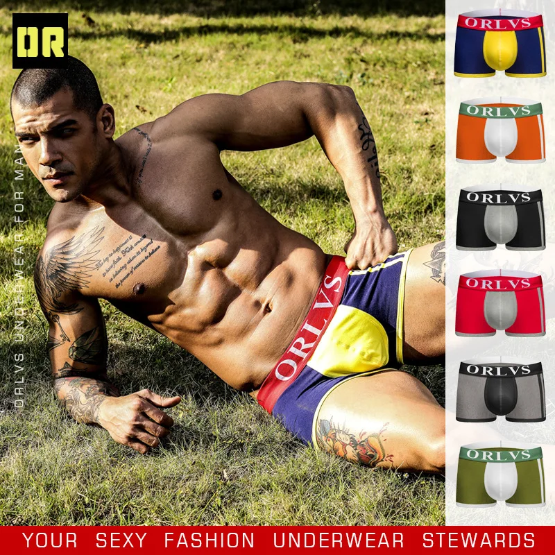 

Men's underwear cotton sexy breathable U convex comfortable men's boxer shortsyoupin