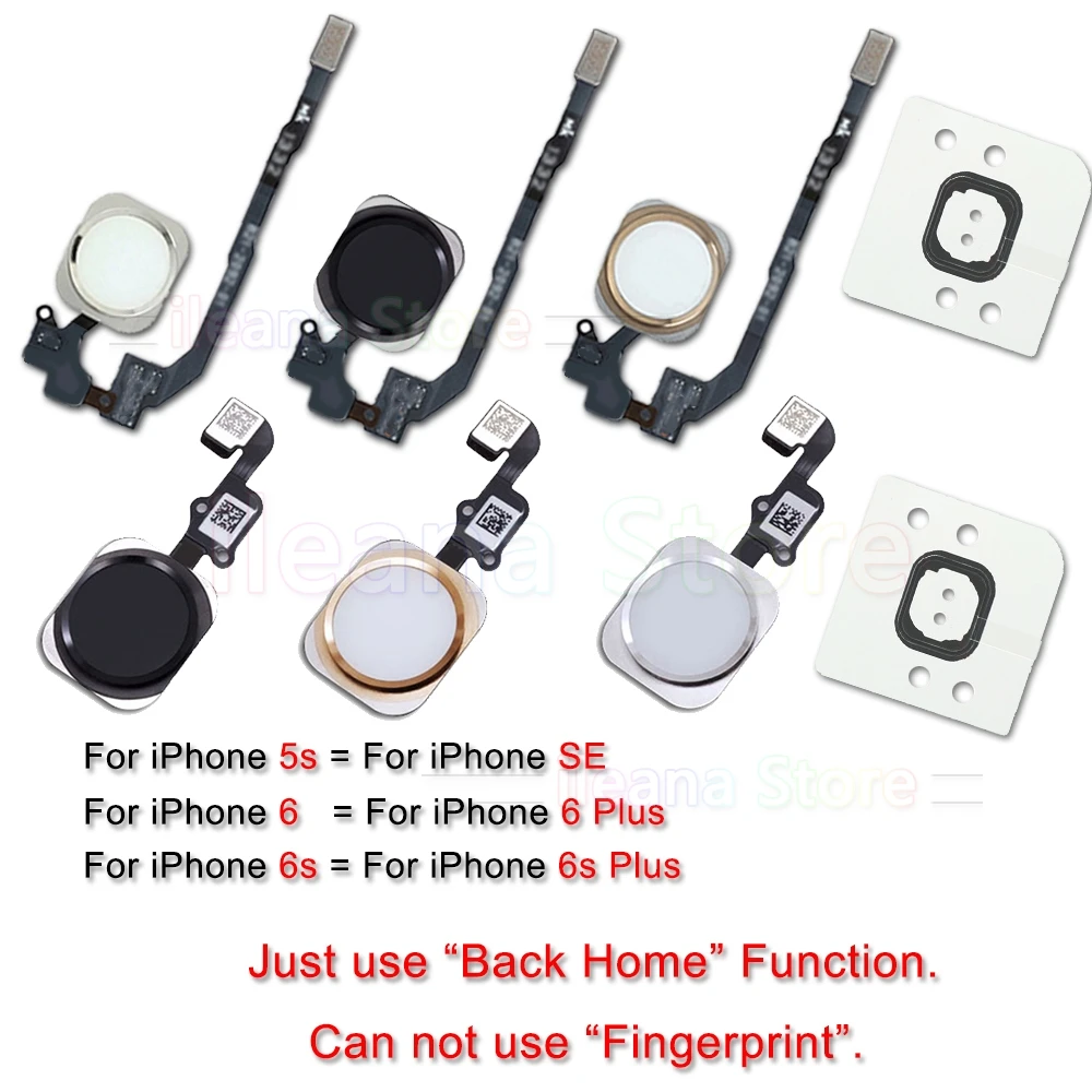 Кнопка Home Flex для iPhone 7 8 Plus 5S SE 7Plus 8 Plus кнопка Home с гибким кабелем для iPhone 6 6s Plus без отпечатков пальцев
