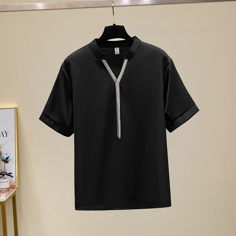 

BETHQUENOY Chiffon Loose Fit Blouses Plus Size Shirts Women Casual Oversized Ladies Tops Blusas Camisas Mujer Chemisier Femme