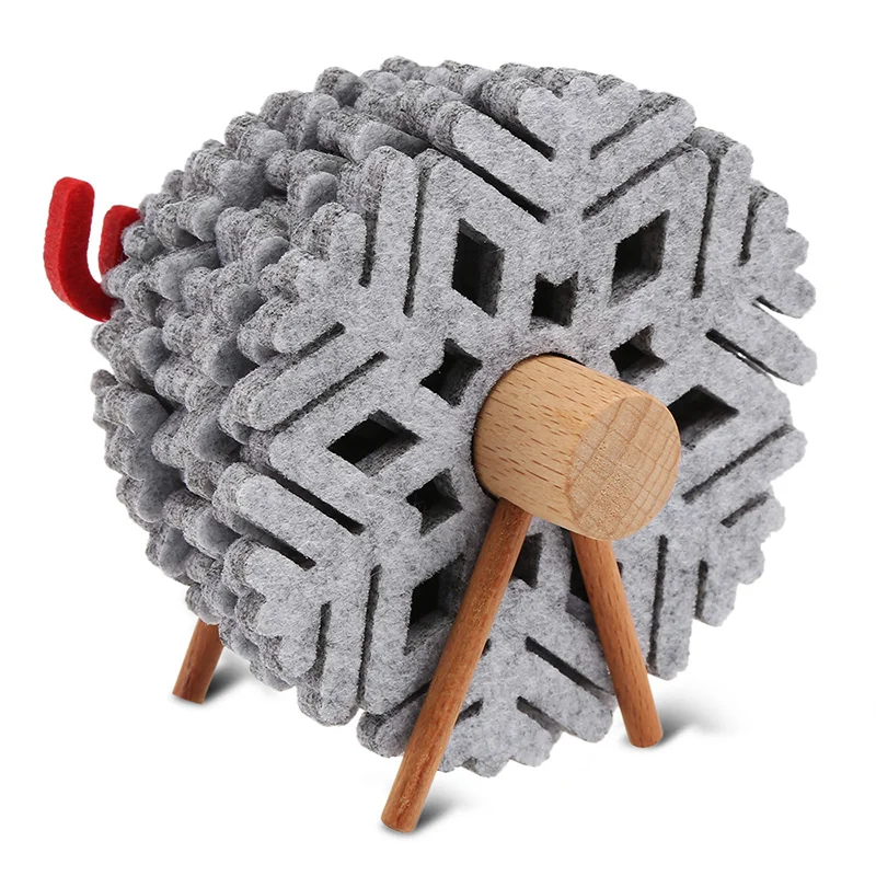 Экологичные Необычные Смешные войлочные чашки кружки коврики подарки на