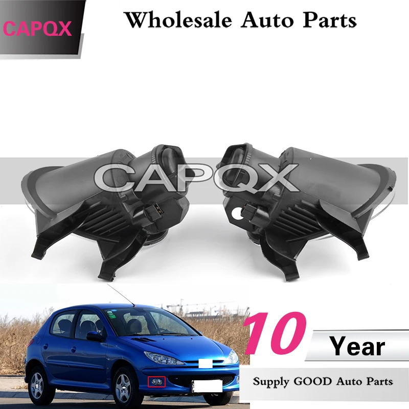 CAPQX для Peugeot 206 1998-2005-2008 переднего бампера Туман светильник светодиодный тумана