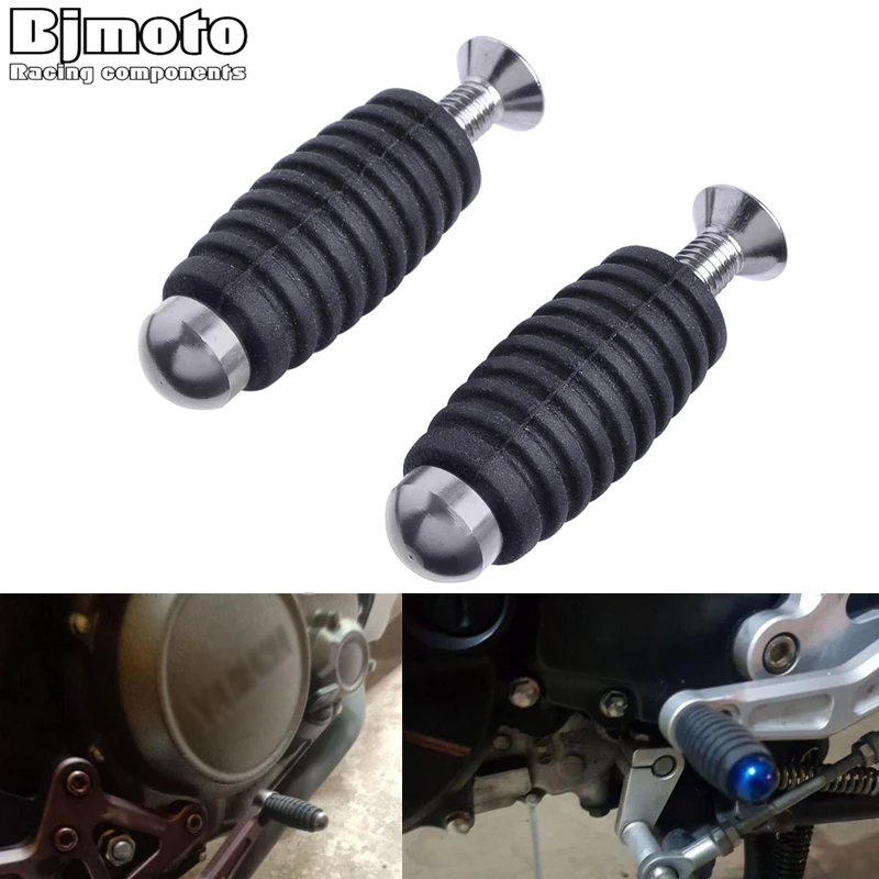 

Мотоцикл с ЧПУ M6 6 мм отверстие для Шестерни рычаг переключения ручного тормоза подножек Rearsets для Honda CBR 600 954 1000 RR для Suzuki GSXR 750