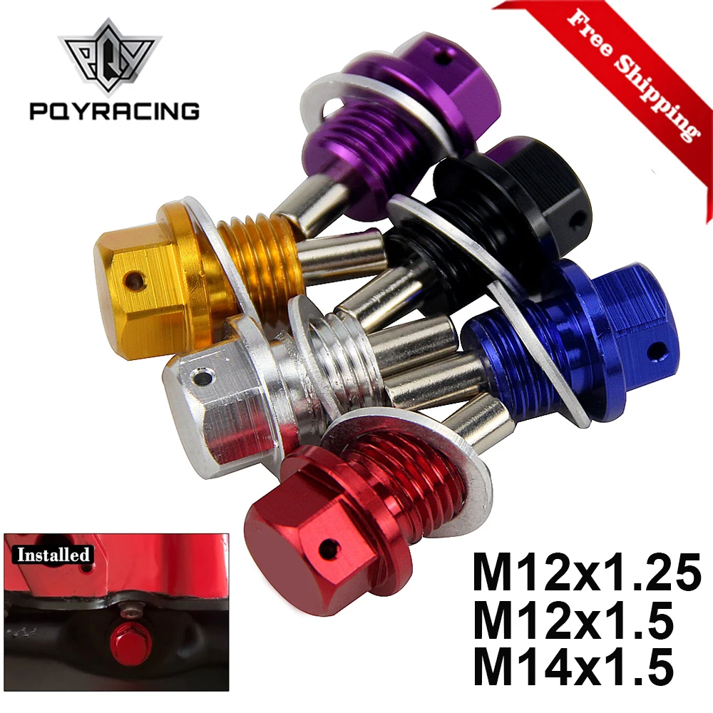 

M12x1.5 M12x1.25 M14*1.5 Magnetic Oil Drain Plug Magnetic Oil Sump Nut PQY-ODP12125/1215/1415