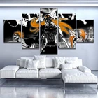 5 шт. холст HD принты большой отбеливатель аниме постер Куадрос Картина Настенная картина Модульная для гостиной домашний Декор Рамка
