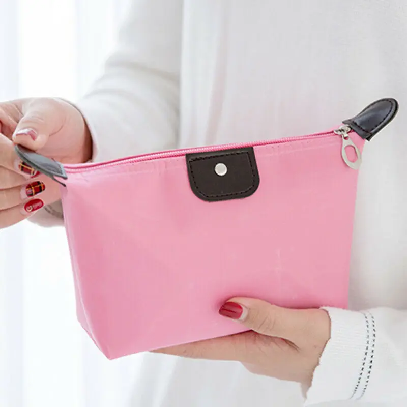 

Waterproof Cosmetic Makeup Bag Storage Pouch Purse Handbag Canvas