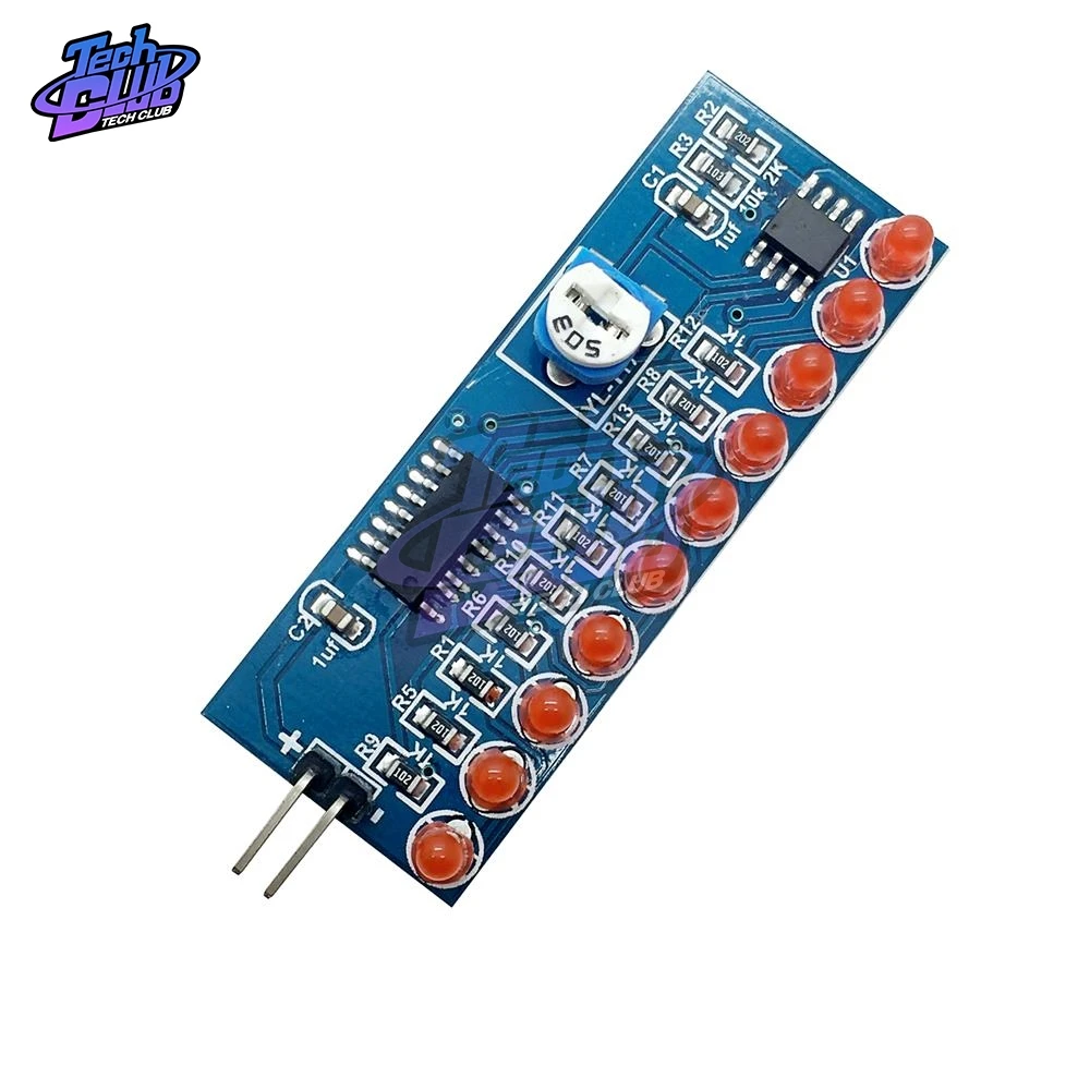 Наборы умной электроники NE555 + CD4017 светильник проточный светодиодный модуль DIY Kit |