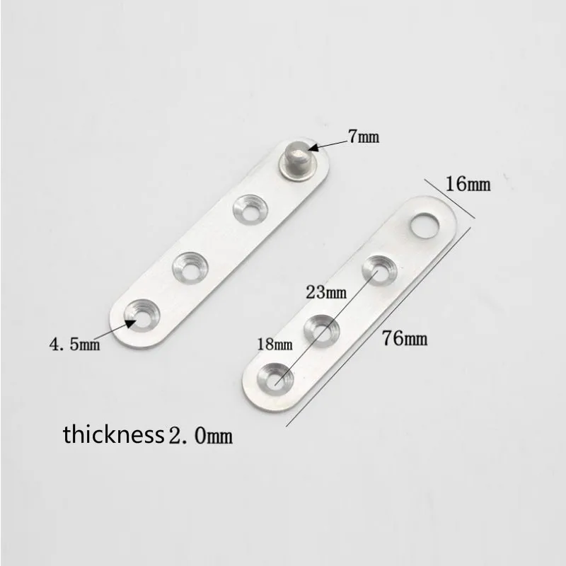 

4pcs 6mm Stainless Steel Door Fittings Floor Pivot