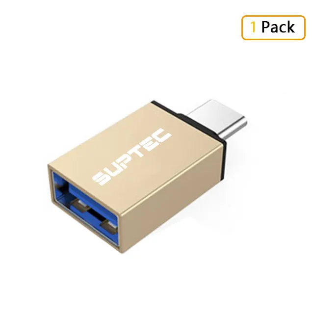 SUPTEC 10 ПАК usb type C OTG адаптер USB C к USB 3,0 OTG кабель type-C адаптер Разъем для Macbook samsung S10 S9 huawei P20 - Цвет: Синий
