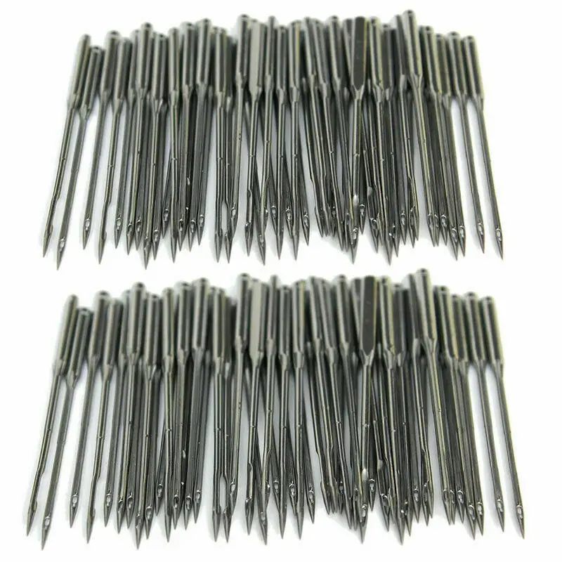 50 Pcs /Set Household Silver Sewing Machine Needles Assorted Home 11/75 12/80 14/90 16/100 18/110 | Дом и сад