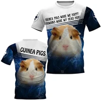 plstar cosmos galaxy guinea pigs 3d printed t shirt harajuku streetwear t shirts funny dog men for women short sleeve