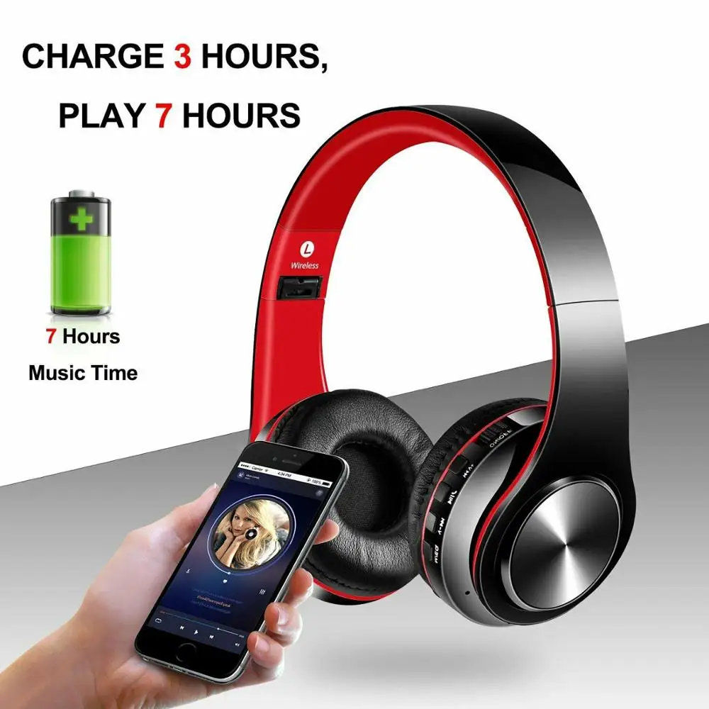 B3 Складные Bluetooth беспроводные наушники с микрофоном гарнитура для бега