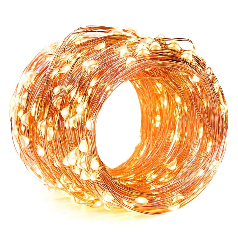 

led Strip 2m 5m 10m String Lights Cooper Wire LED Fairy Lights Christmas Wedding Decoration Lights Garden Battery Operated