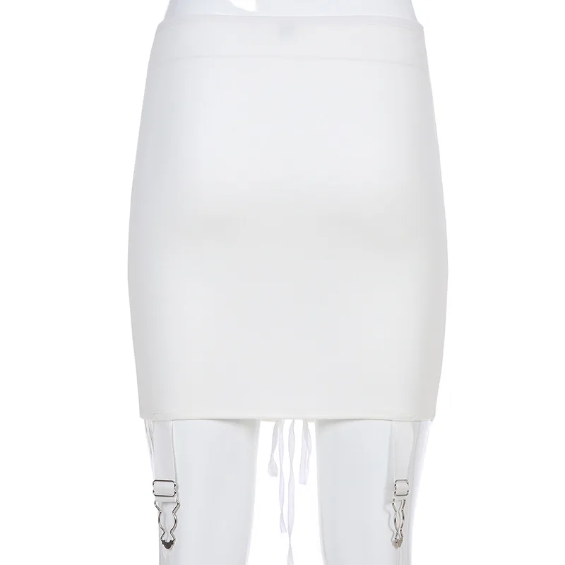 Женская короткая мини-юбка в Корейском стиле элегантная пикантная юбка с высокой