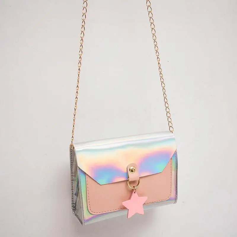 Candy Laser Color Small Flap Bag Women Crossbody MINI Messenger Handbags With Single Shoulder Strap Hasp For Shopper Student | Багаж и