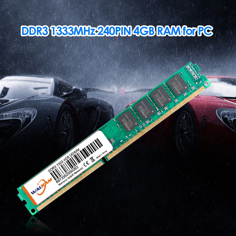 

4GB 1333MHz DDR3 RAM PC3-10600 Desktop Memory Module 240-Pin DDRIII Memories Storage Board for Compuer PC