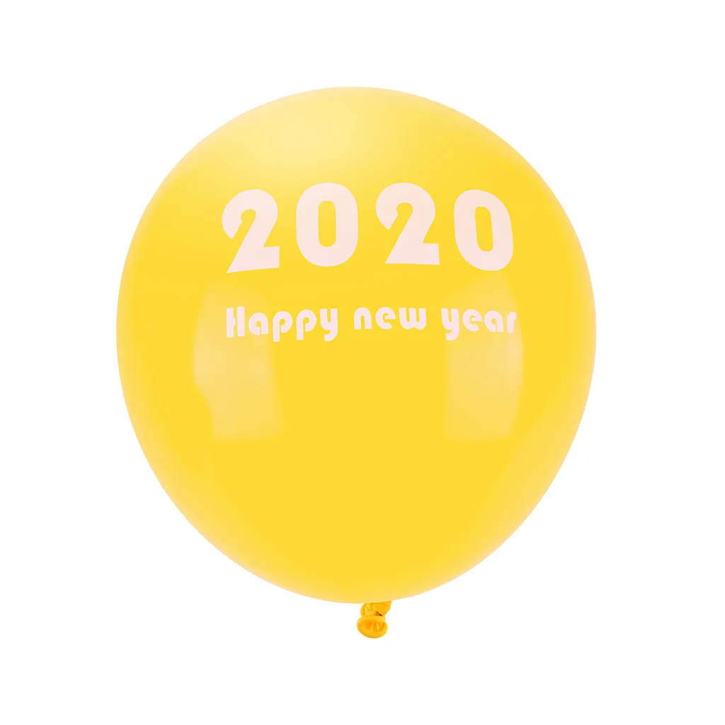 10 шт Воздушные шары Рождество Новый год Украшение воздушные 2020 счастливый новый