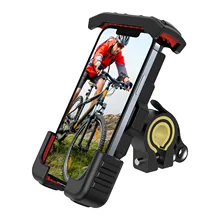 New Mountain Bike Mobile Phone Holder 360-degree Rotating Mobile Phone Navigation Motorcycle Riding Bracket for 4.7-6.8 Inch