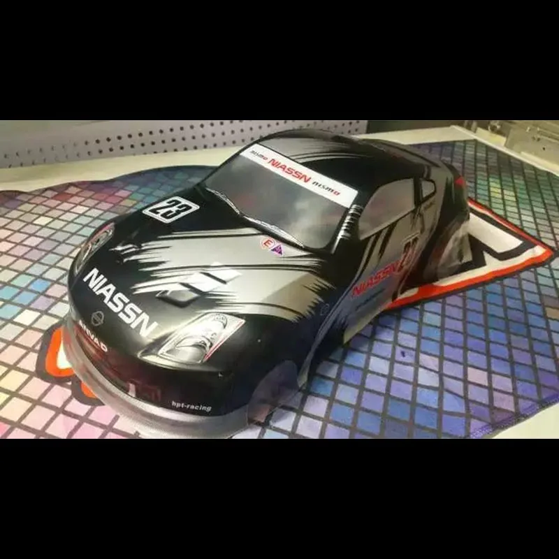 2 шт./компл. 350z 1:10 ПВХ Дрифт на дороге Окрашенный корпус с ветровым хвостом для hsp