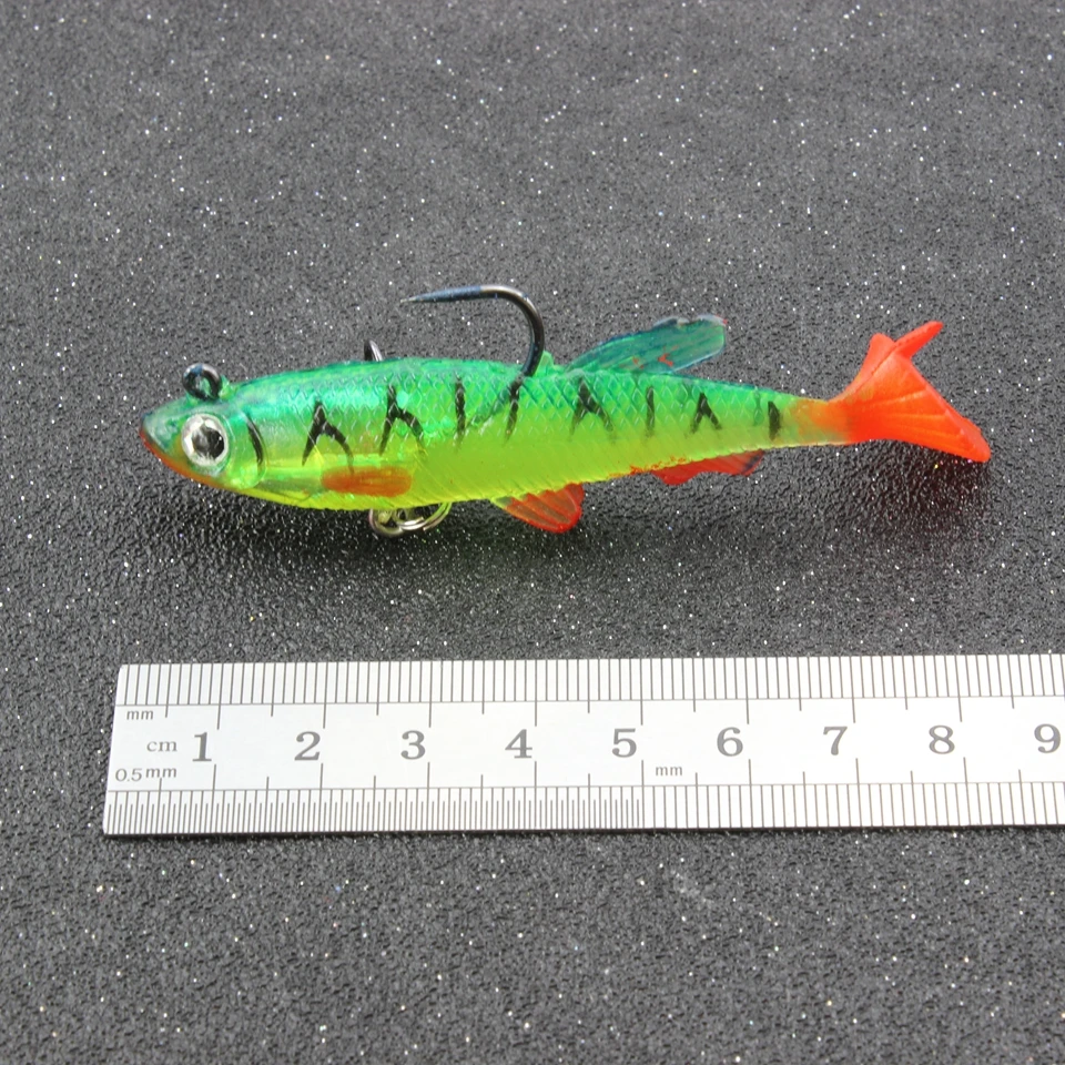 2 шт. 8 5 см 12g мягкие приманки джиг приманка для рыбалки со свинцом с одной главной