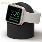 8 цветов Силиконовые зарядки стенд держатель док-станция для Apple Watch серии 123 42 мм, 38 мм, версия зарядный кабель для телефона для наручных часов iWatch