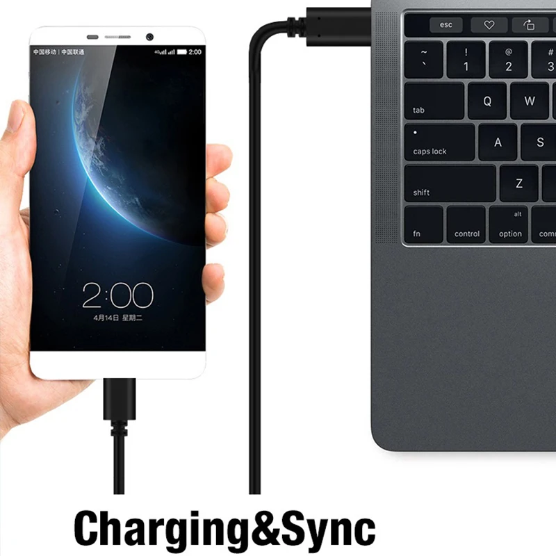 1 м usb type C к Micro USB кабель 3A Быстрая зарядка и синхронизация данных Шнур для Android