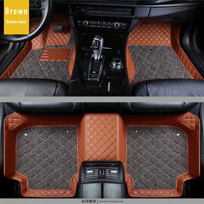 luxury brown Водонепроницаемые автомобильные коврики для Great wall Haval H1 H2 H3 H5 H6 H9 Cool bear, автомобильные аксессуары - Название цвета: luxury brown