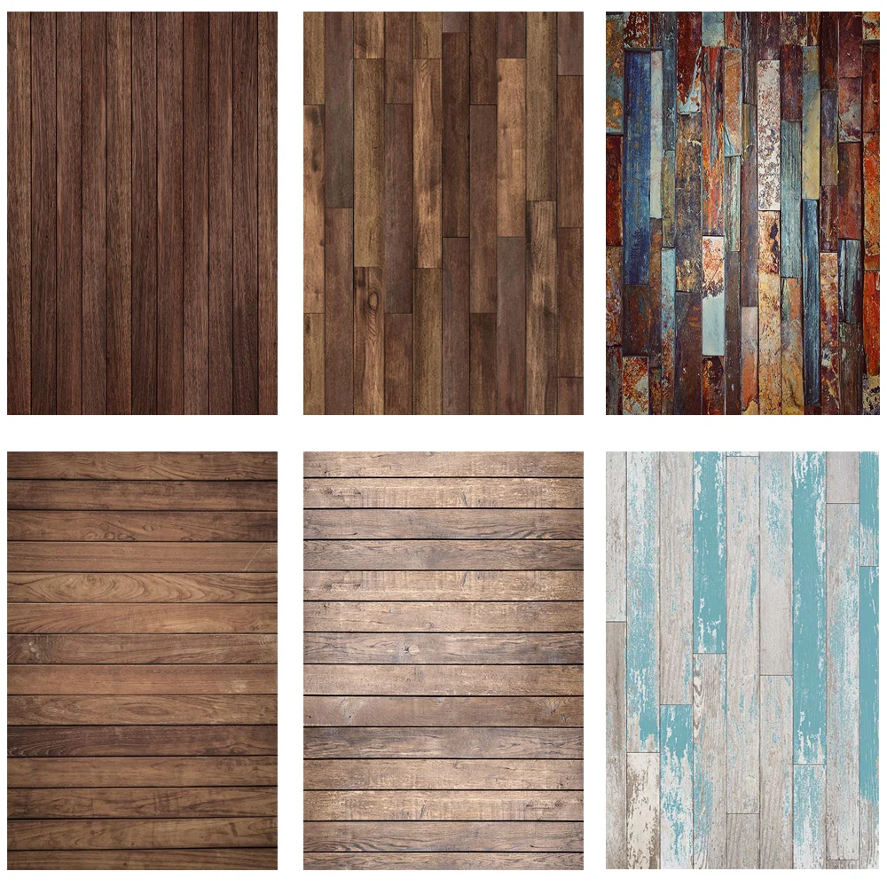 

Polyester Fabric Wood Background For Photography Durable Without Wrinkles Pet Baby Love Portrait For professional Photo Studio