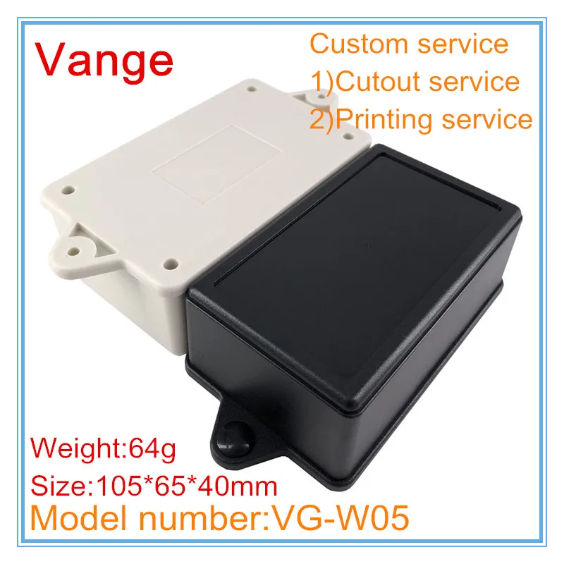 4 шт./лот распределительная коробка из черного АБС пластика корпус инструмента