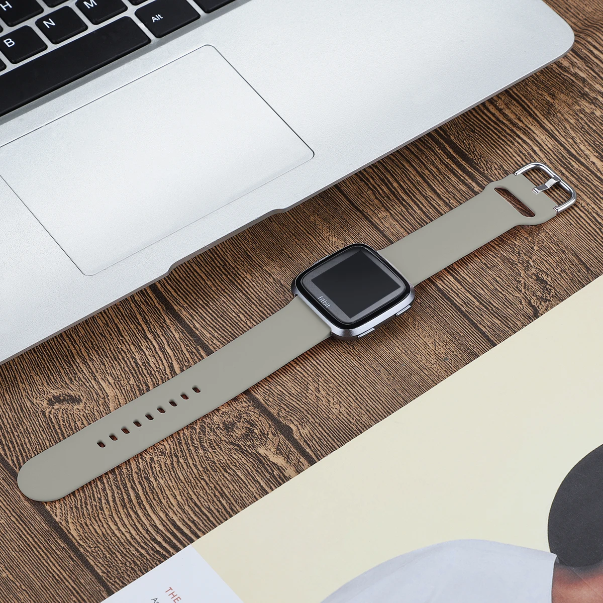 Замена Fitbit versa, ремешок Ремешок силиконовый браслет из дышащего материала, сменный спортивный ремешок для Fitbit часы Versa 61017