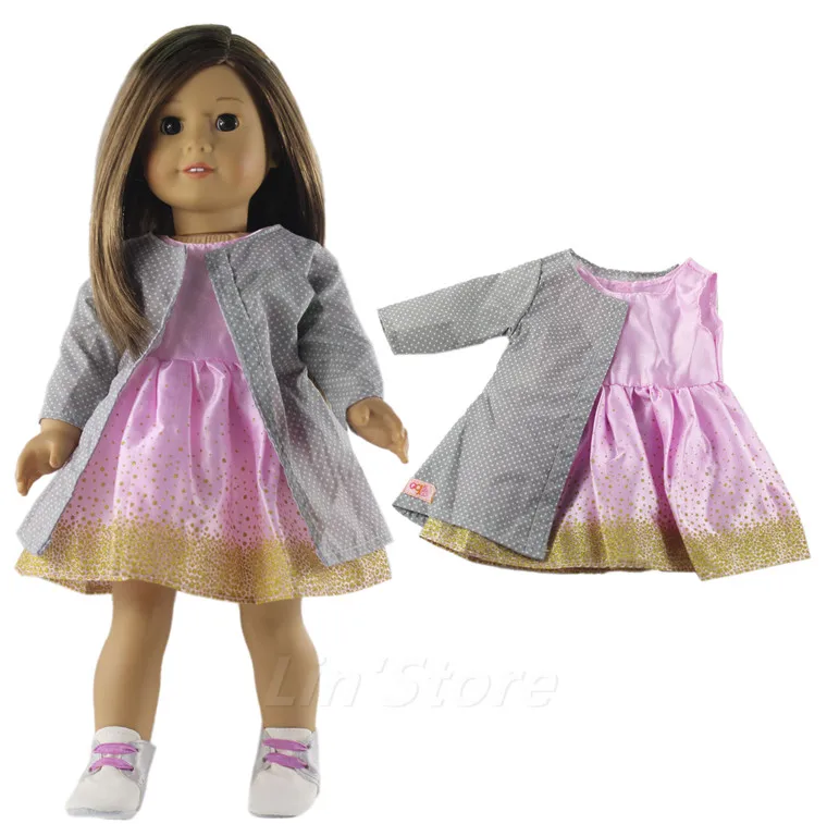 Новинка 5 комплектов одежды для кукол ручной работы Модная стильная одежда