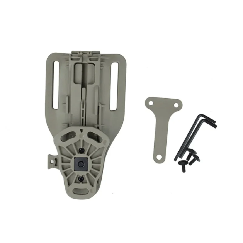 

Тактическая поясная кобура T3519 001 Airsoft VUBL, 3-ступенчатая регулируемая высота адаптера, крепление с зажимом